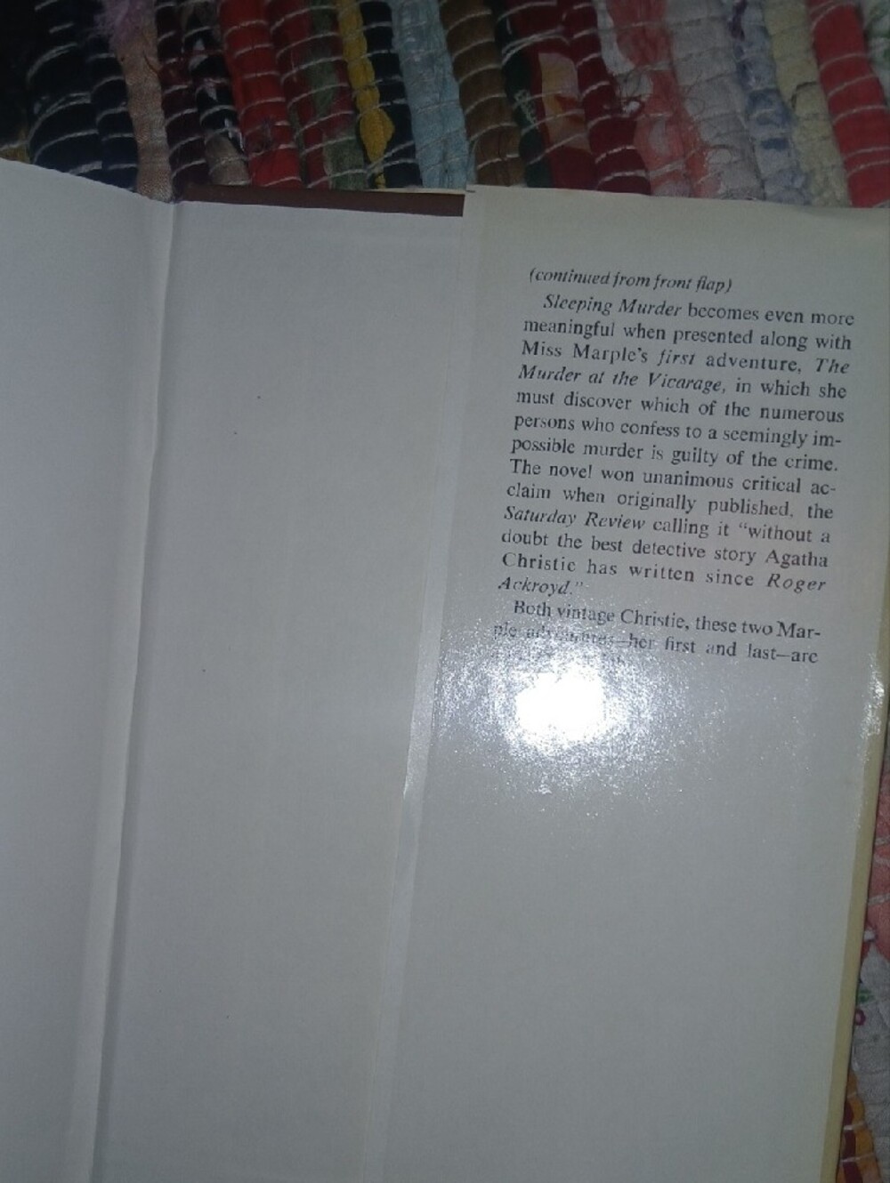 Agatha Christie Vintage 1976 Sleeping Murder & The Murder At The Vicarage - Picture 8 of 9